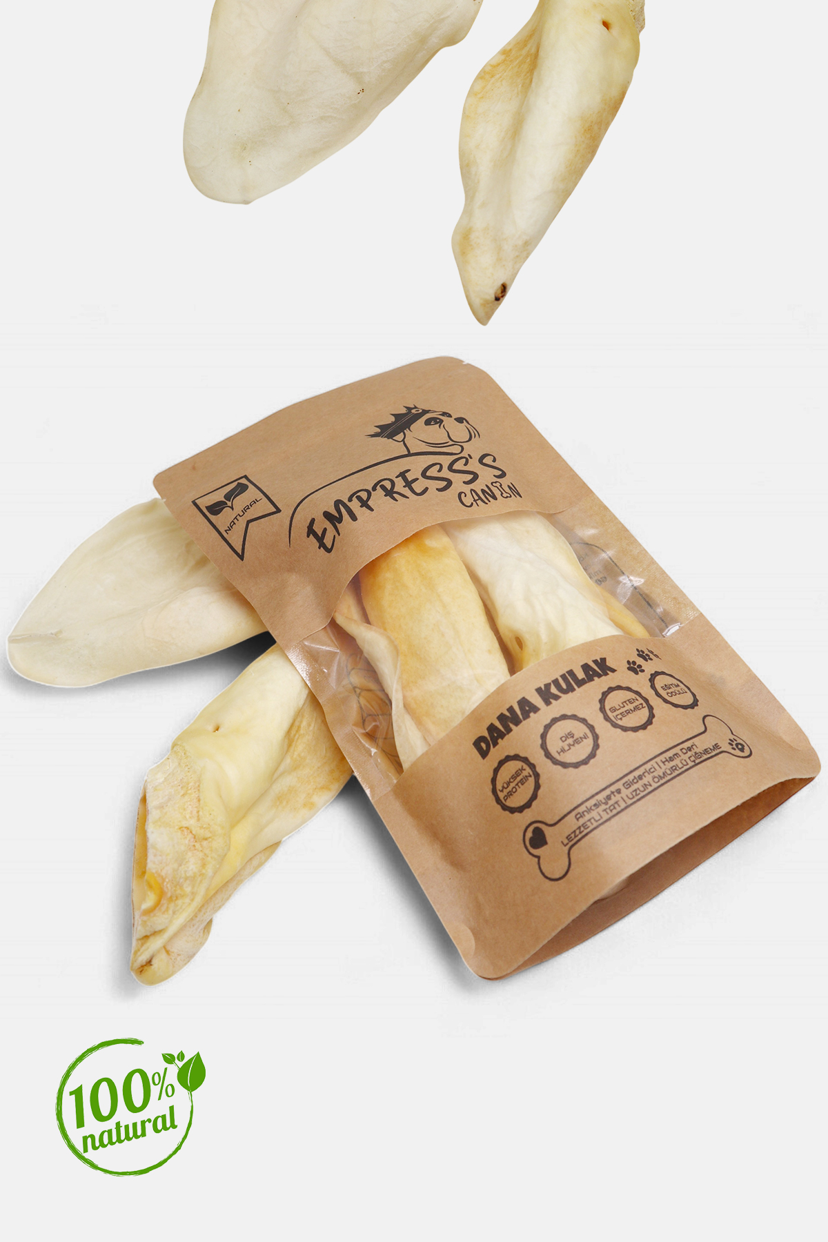 Dana Kulak %100 Doğal Köpek Ödül Maması